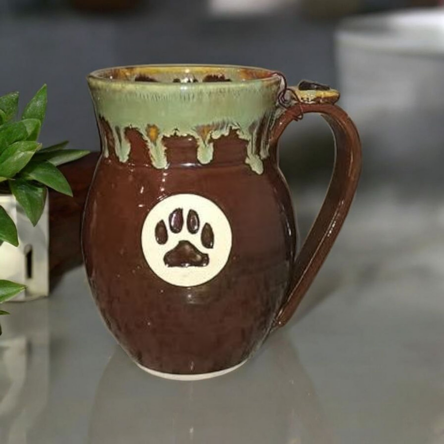 Paw Print Mug, Tall Fancy