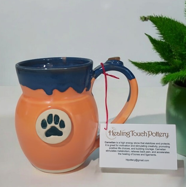 Paw Print Mug, Tall Fancy