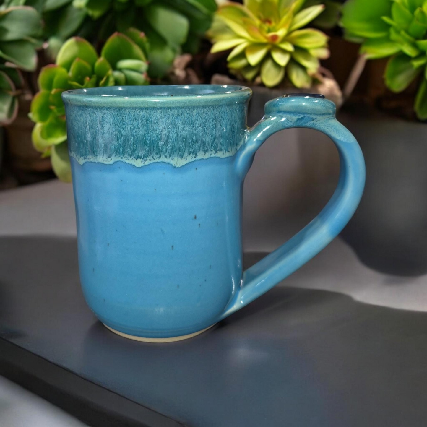 Blue Green Mugs