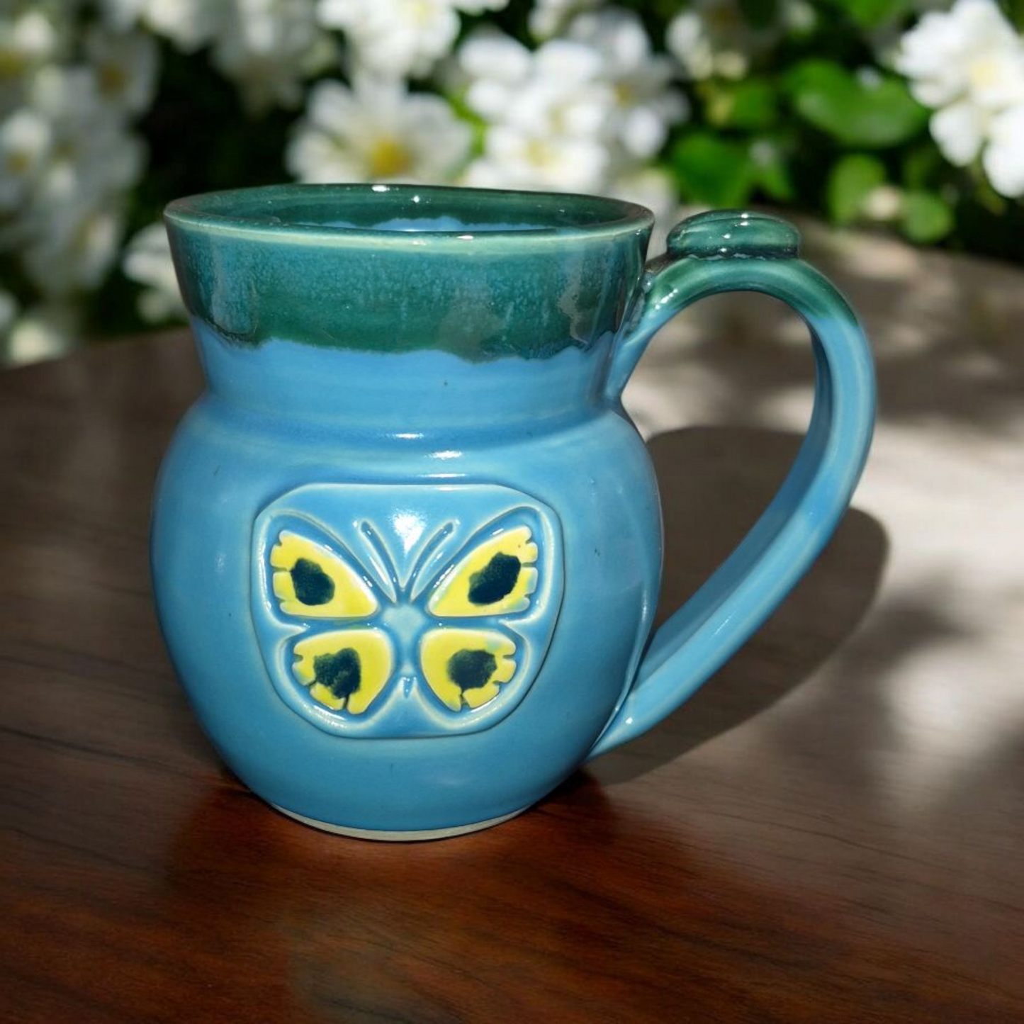 Butterfly Mug, Tall Fancy
