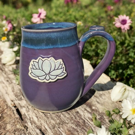 Lotus Flower Mug, Tear Drop