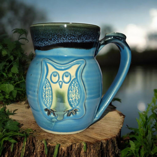 Owl Mug, Tall Fancy